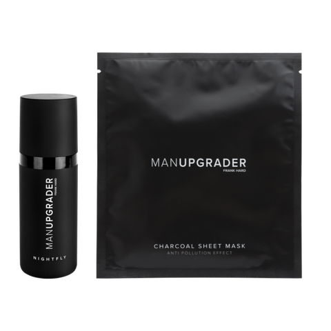 Manupgrader Night Cream & Charcoal Sheet Mask
